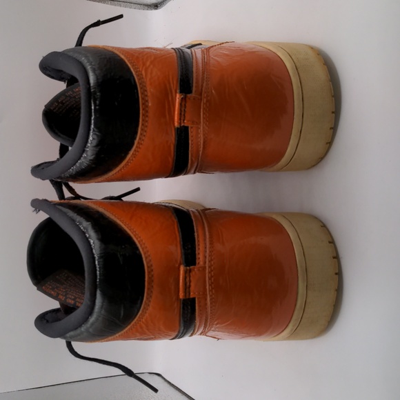 Used Nike Air Jordan 1 Retro OG High Sneakers "Shattered Backboard 3.0" Sz 12 - Picture 5 of 9